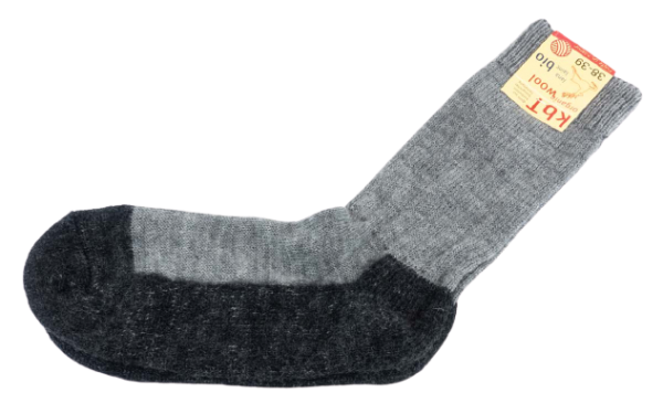 Hirsch Natur ~ Trekking-Socke ~ grau/anthrazit