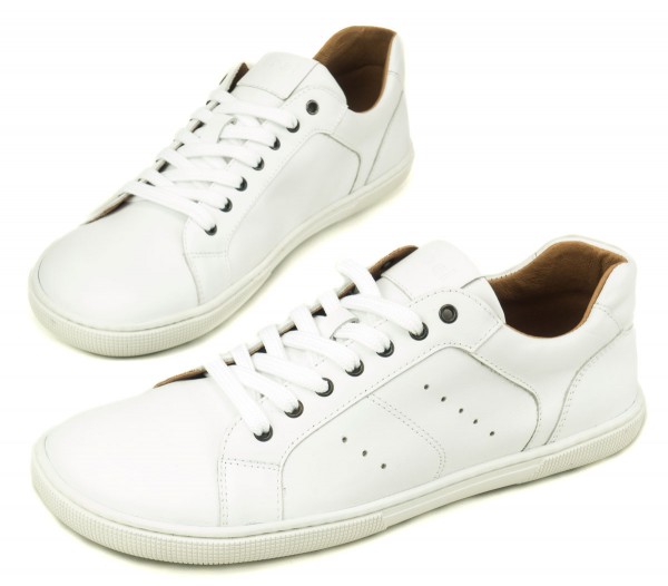 Koel bare |mid ~ Fenia Leder Sneaker ~ White