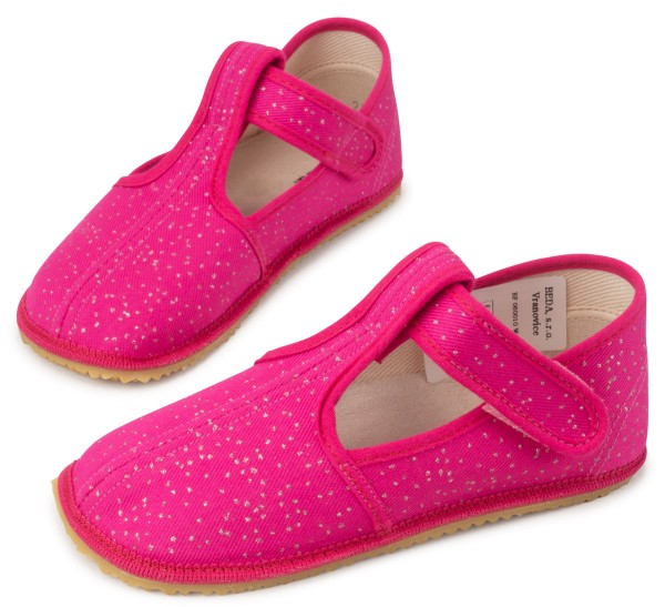 beda ~ (S) Slipper Textil ~ Pink Shine