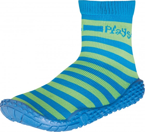 Playshoes ~ Aqua Socke ~ Streifen blau grün