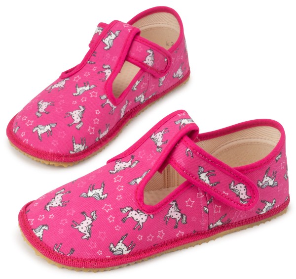 beda ~ Slipper Textil ~ Pink Unicorn