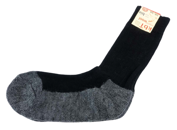 Hirsch Natur ~ Trekking-Socke ~ schwarz/anthrazit