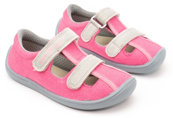bar3foot ~ Canvas Sandale ~ Pink
