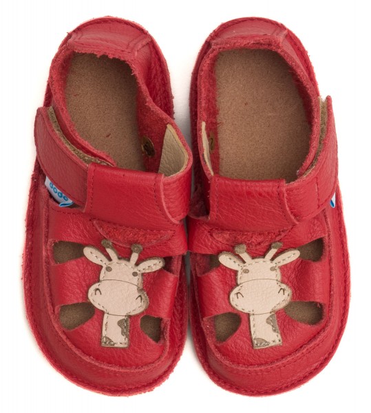 Dodo Shoes ~ Solis Sandale ~ Giraffe Red