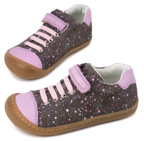 Koel bare ~ Domy LowCut Klettschuh ~ Pink Sparkle